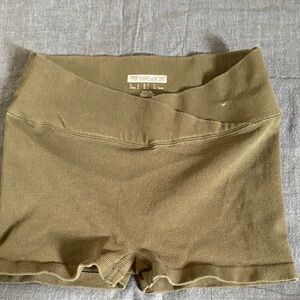 Forever 21 ribbed Women's Bike Shorts running walking workout theme park